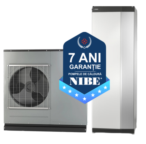 Pompa de caldura NIBE F2050-12 cu VVM S330 (HydroTower cu ACM 240l), tip Monobloc de 12 kW Monofazata, R32 2 Pompa de căldură NIBE